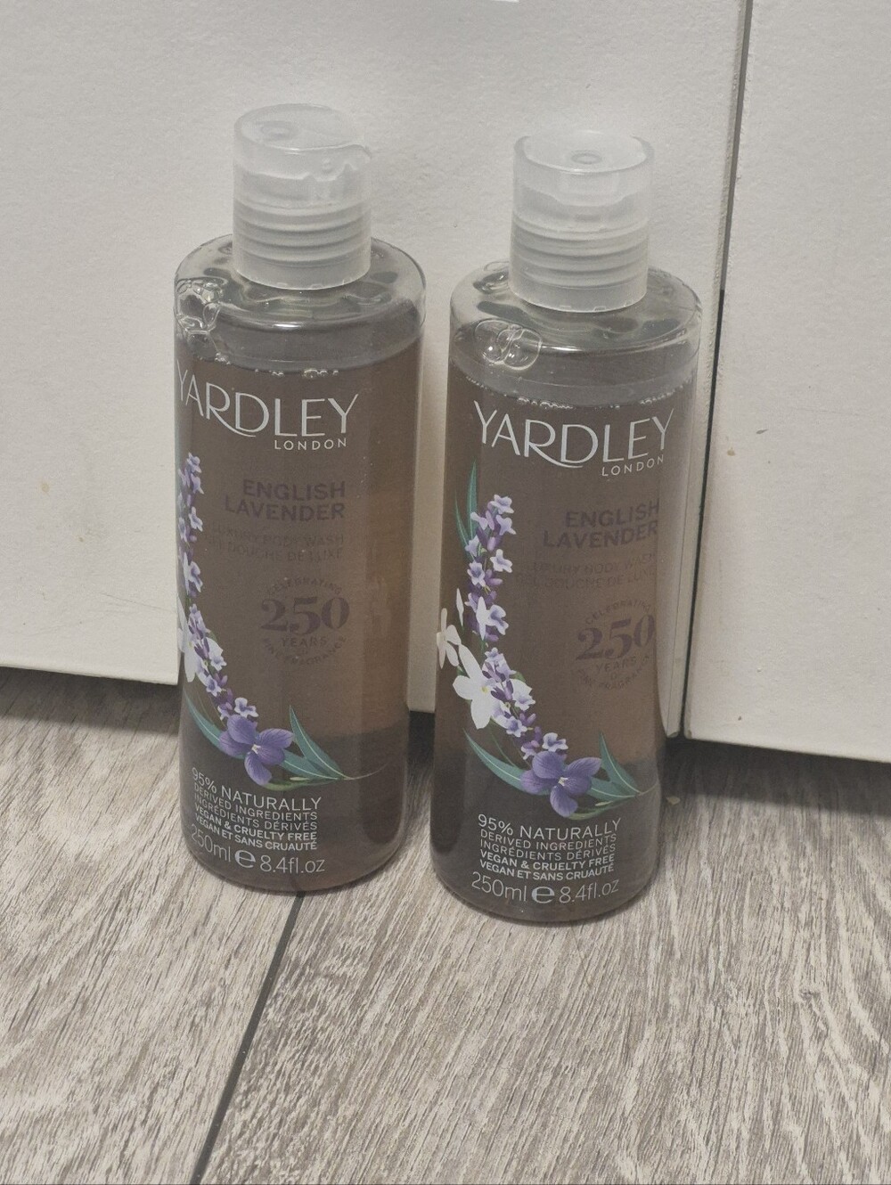 2x English Lavender by Yardley London Luxury Body Wash Shower Gel 8.4 oz (Women)